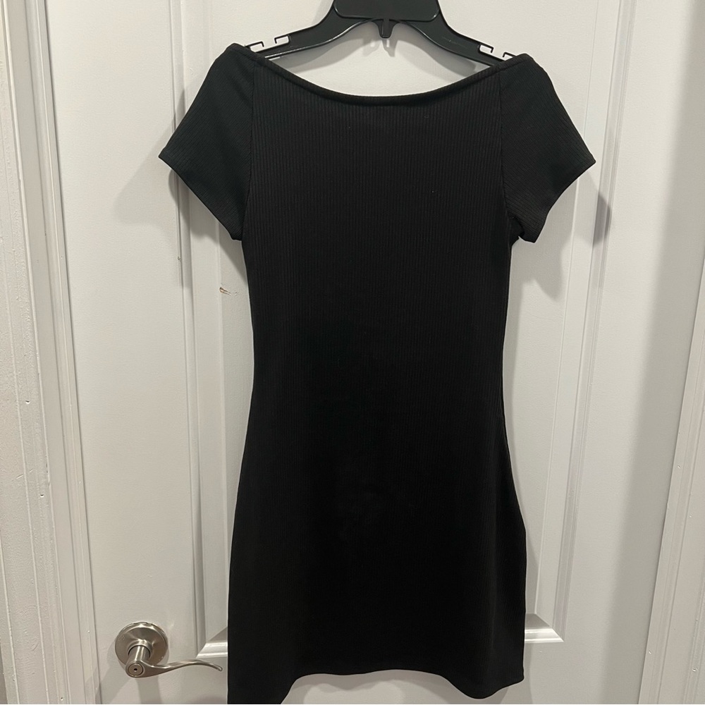 Urban Outfitters Backless Black Mini Dress